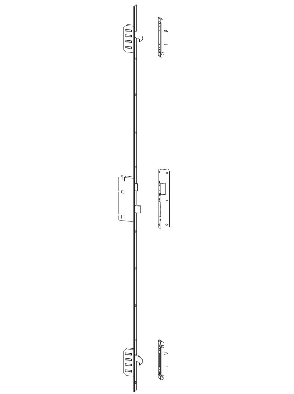 3 - fach Verriegelung